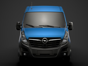 opel movano l3h2 van 2020 Model 3D