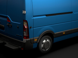 opel movano l3h2 van 2020 Model 3D