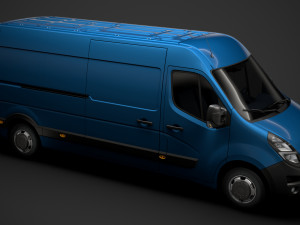 opel movano l3h2 van 2020 Model 3D