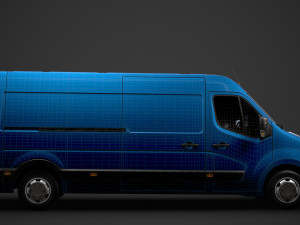 opel movano l3h2 van 2020 Model 3D