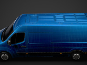 opel movano l3h2 van 2020 Model 3D