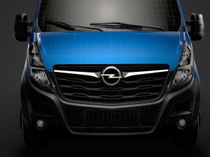 opel movano l3h2 van 2020 Model 3D
