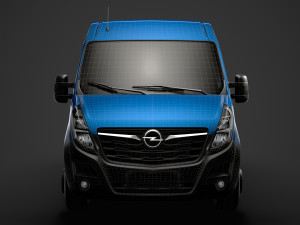 opel movano l3h2 van 2020 Model 3D