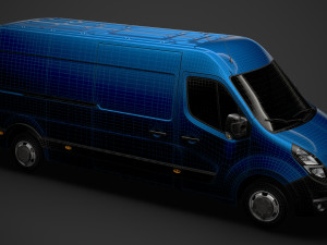 opel movano l3h2 van 2020 Model 3D