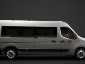 renault master l3h2 minibus 2020 Model 3D