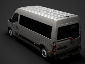 renault master l3h2 minibus 2020 Model 3D