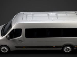 renault master l3h2 minibus 2020 Model 3D