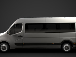 renault master l3h2 minibus 2020 Model 3D