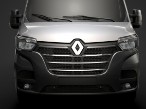renault master l3h2 minibus 2020 Model 3D