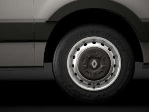 renault master l3h2 minibus 2020 Model 3D
