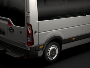 renault master l3h2 minibus 2020 Model 3D