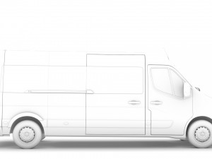 renault master l3h2 minibus 2020 Model 3D