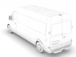 renault master l3h2 minibus 2020 Model 3D