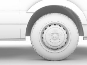 renault master l3h2 minibus 2020 Model 3D