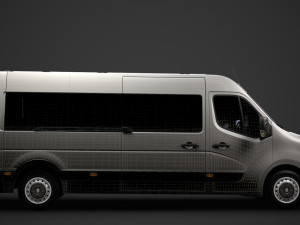 renault master l3h2 minibus 2020 Model 3D