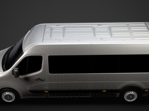 renault master l3h2 minibus 2020 Model 3D