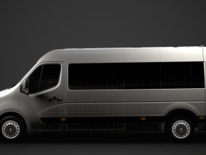 renault master l3h2 minibus 2020 Model 3D