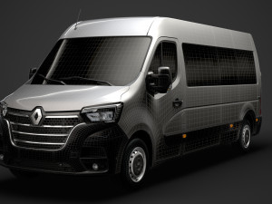 renault master l3h2 minibus 2020 Model 3D