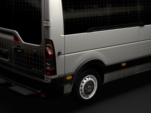 renault master l3h2 minibus 2020 Model 3D