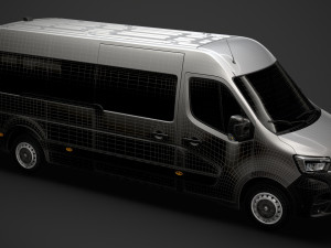 renault master l3h2 minibus 2020 Model 3D