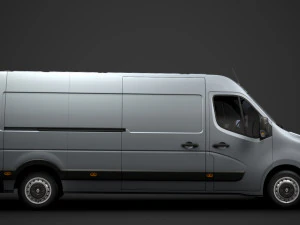 renault master l3h2 van 2020 3D Model