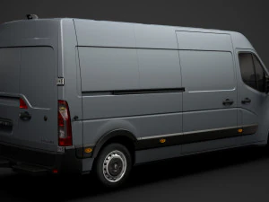 renault master l3h2 van 2020 3D Model