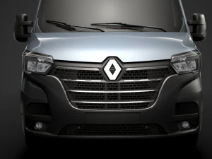 renault master l3h2 van 2020 3D Model