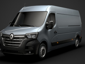 renault master l3h2 van 2020 Modèle 3D
