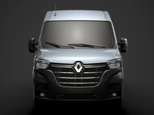 renault master l3h2 van 2020 3D Model