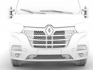 renault master l3h2 van 2020 3D Model