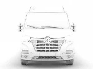 renault master l3h2 van 2020 3D Model