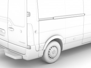 renault master l3h2 van 2020 Modèle 3D