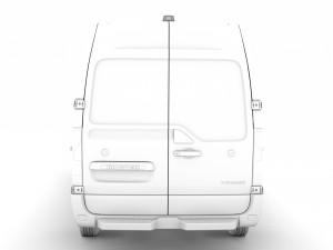 renault master l3h2 van 2020 Modèle 3D