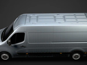 renault master l3h2 van 2020 3D Model