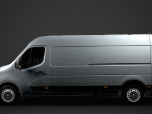 renault master l3h2 van 2020 Modèle 3D