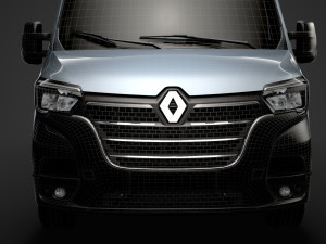 renault master l3h2 van 2020 Modèle 3D