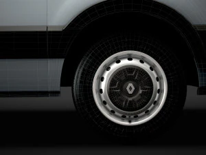 renault master l3h2 van 2020 3D Model