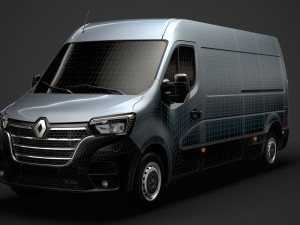 renault master l3h2 van 2020 Modèle 3D