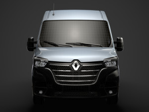 renault master l3h2 van 2020 Modèle 3D