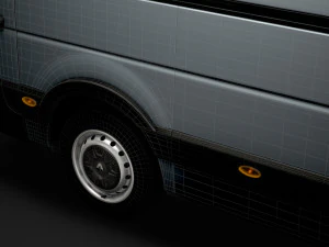 renault master l3h2 van 2020 3D Model