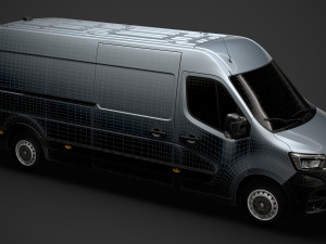 renault master l3h2 van 2020 Modèle 3D