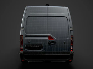 renault master l3h2 van 2020 3D Model