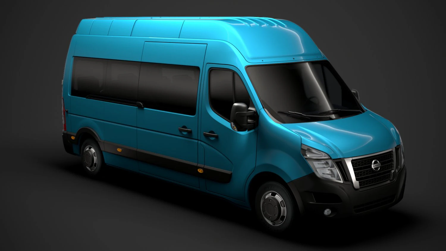 nissan nv 400 l3h3 micro&ocirc;nibus 2020 Modelo 3D .c4d .max .obj .3ds .fbx .stl .blend 