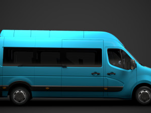 nissan nv 400 l3h3 minibus 2020 3D मॉडल