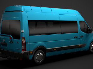 nissan nv 400 l3h3 minibus 2020 3D मॉडल