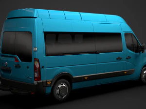 nissan nv 400 l3h3 micro&ocirc;nibus 2020 Modelo 3D