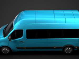 nissan nv 400 l3h3 minibus 2020 3D मॉडल