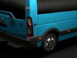 nissan nv 400 l3h3 micro&ocirc;nibus 2020 Modelo 3D