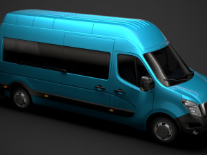 nissan nv 400 l3h3 minibus 2020 3D मॉडल