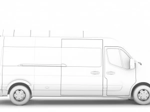 nissan nv 400 l3h3 micro&ocirc;nibus 2020 Modelo 3D
